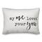 My Me Loves Your You Throw Pillow